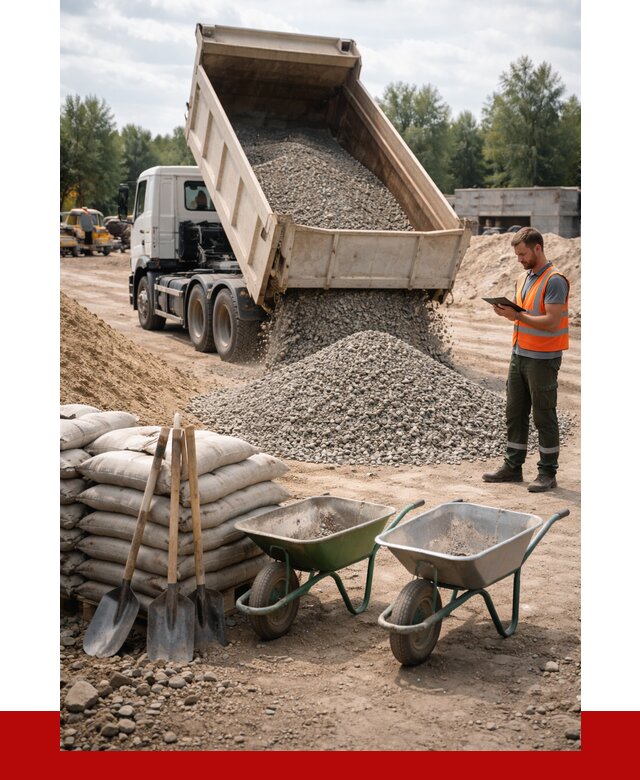 Доставка нерудных материалов в Белорецке от 1216 руб. | ПРОНЕРУДБлр