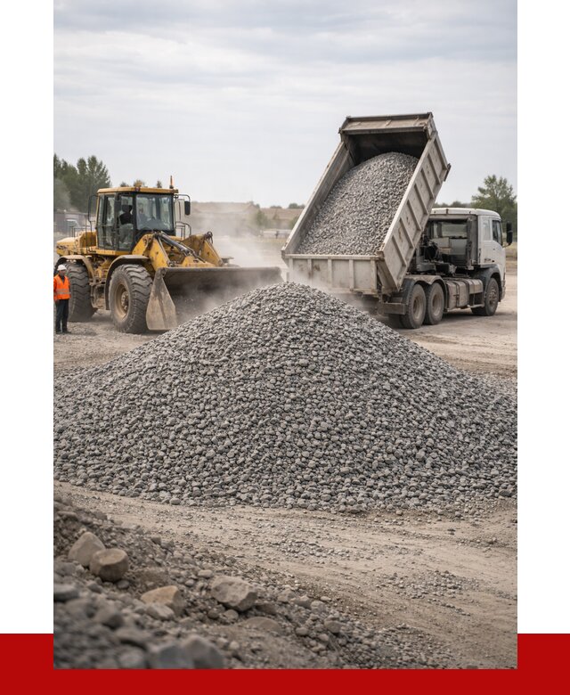 Купить щебень с доставкой в Белорецке от 2534 руб. | ПРОНЕРУДБлр