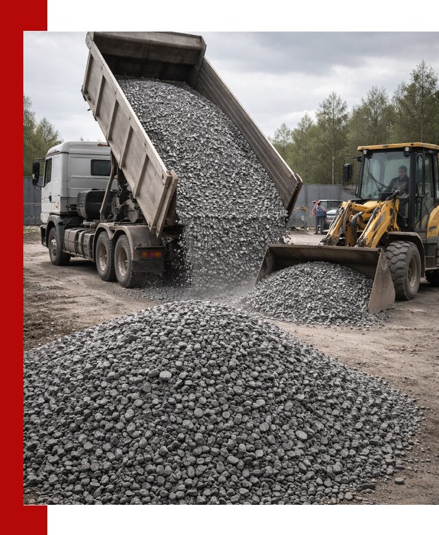 Доставка и продажа щебня гранитного в Белорецке