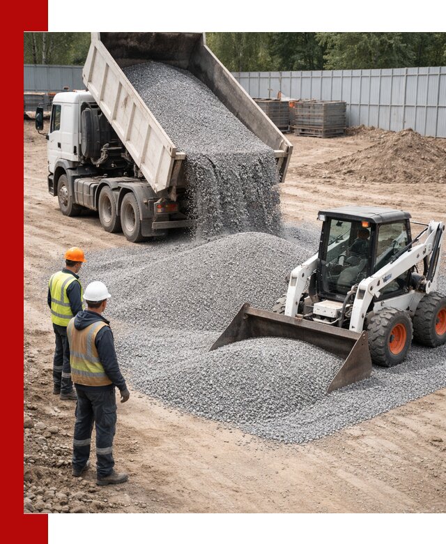 Доставка и продажа гранитного щебня фракции 0-5 в Белорецке