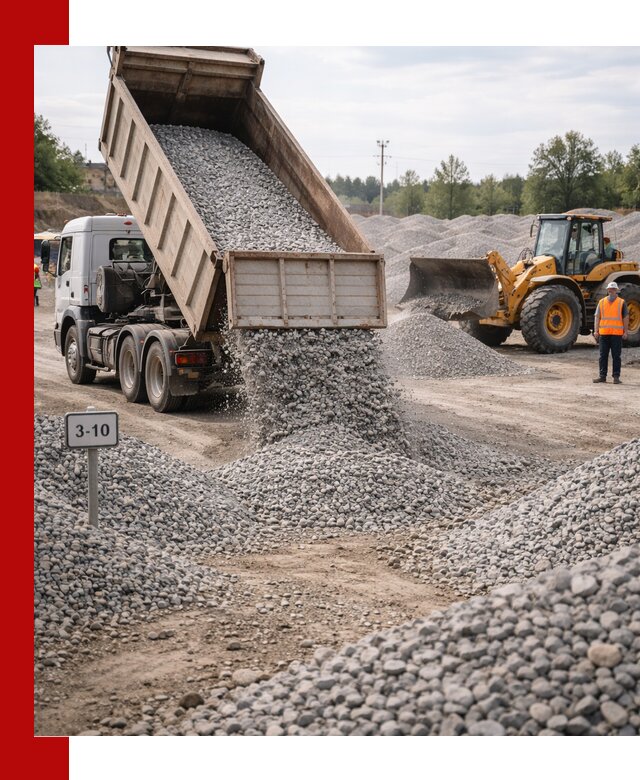 Гранитный щебень фракции 3–10: доставка и продажа в Белорецке