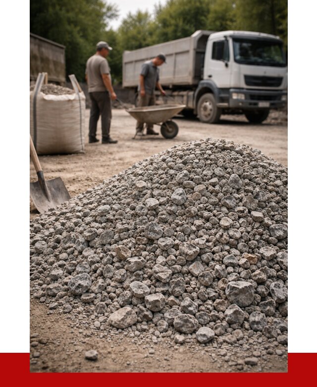 Гранитный щебень фракция 20-40 в Белорецке от 3244 руб. ПРОНЕРУДБлр