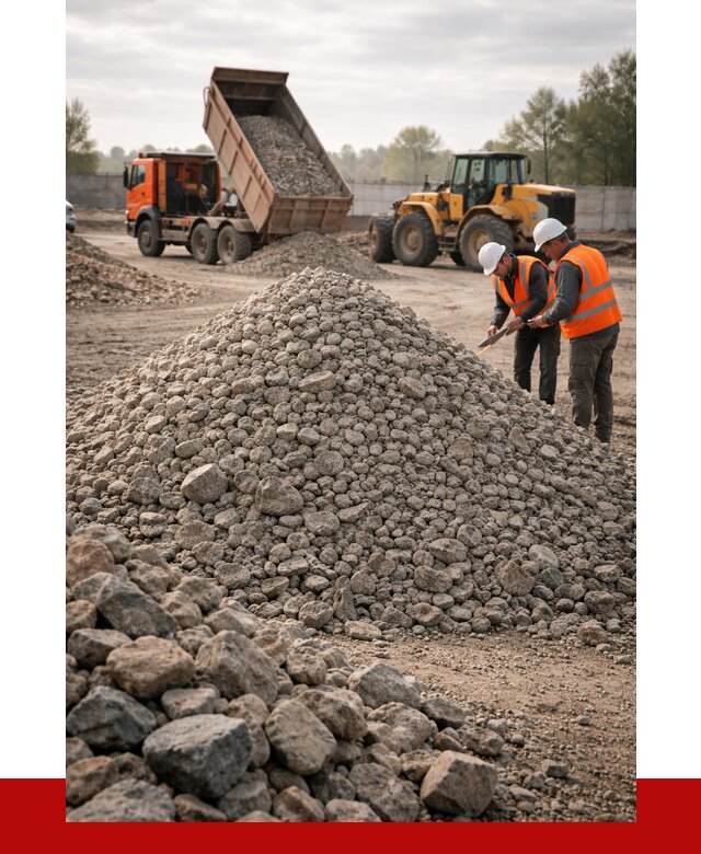 Гранитный щебень фракция 40-70 в Белорецке от 2534 руб ПРОНЕРУДБлр