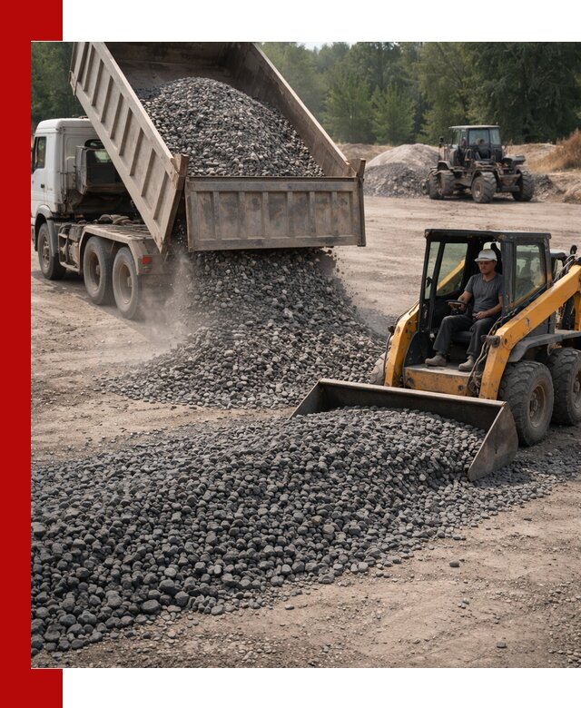 Гранитный щебень фракция 40-70 с доставкой в Белорецке