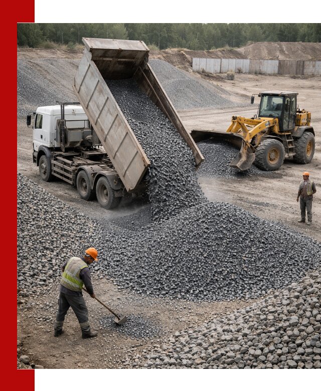 Щебень габбро-диабаз фр. 5-20 с доставкой в Белорецке