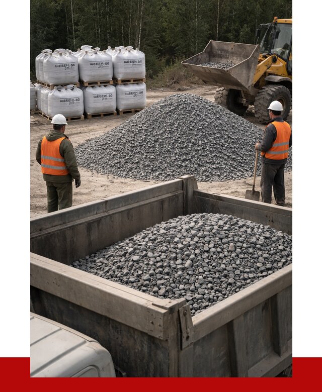 Щебень габбро диабаз 20-40 в Белорецке от 3447 руб. | ПРОНЕРУДБлр