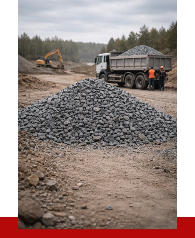 Щебень габбро диабаз фракция 40-70 в Белорецке от 2230 р-ПРОНЕРУДБлр