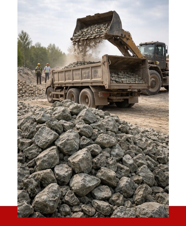 Щебень габбро диабаз фракция 70-150 в Белорецке от 2838 р.|ПРОНЕРУДБлр