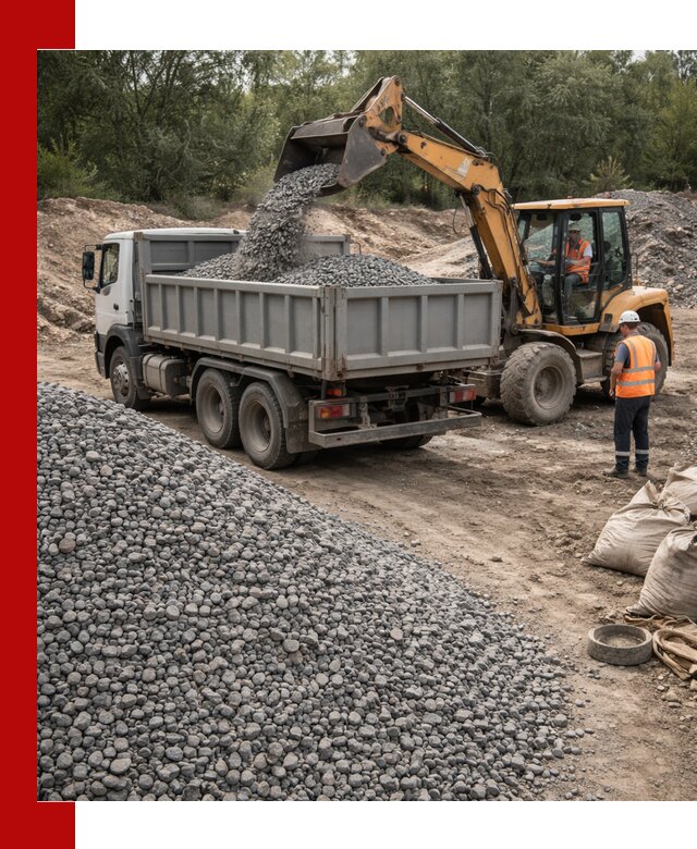 Доставка гравийного щебня в Белорецке оптом и в розницу