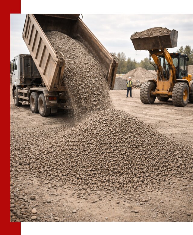 Гравийный щебень фракция 3–10 с доставкой в Белорецке
