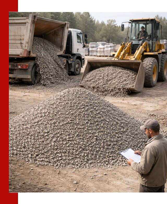 Гравийный щебень фракция 5–10 с доставкой в Белорецке