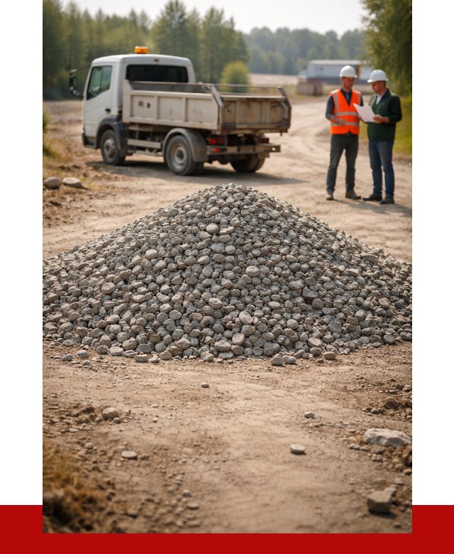 Гравийный щебень фракция 20-40 в Белорецке от 1216 р. | ПРОНЕРУДБлр
