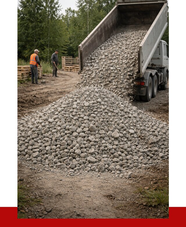 гравийный щебень фракция 70-120 в Белорецке от 2484 р. ПРОНЕРУДБлр