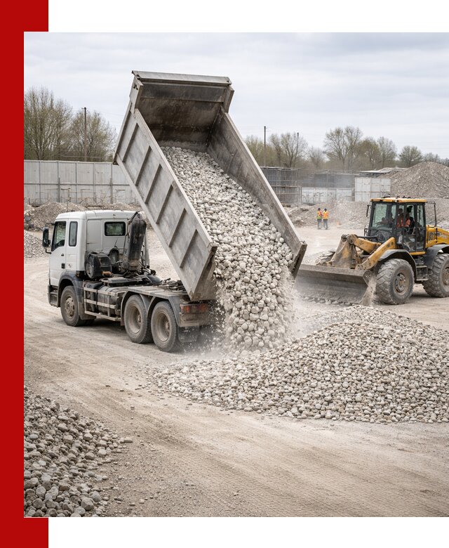 Доставка и продажа известнякового щебня в Белорецке