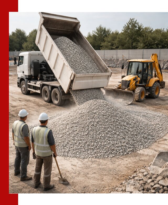 Купить известняковый щебень фракции 5–10 мм с доставкой в Белорецке
