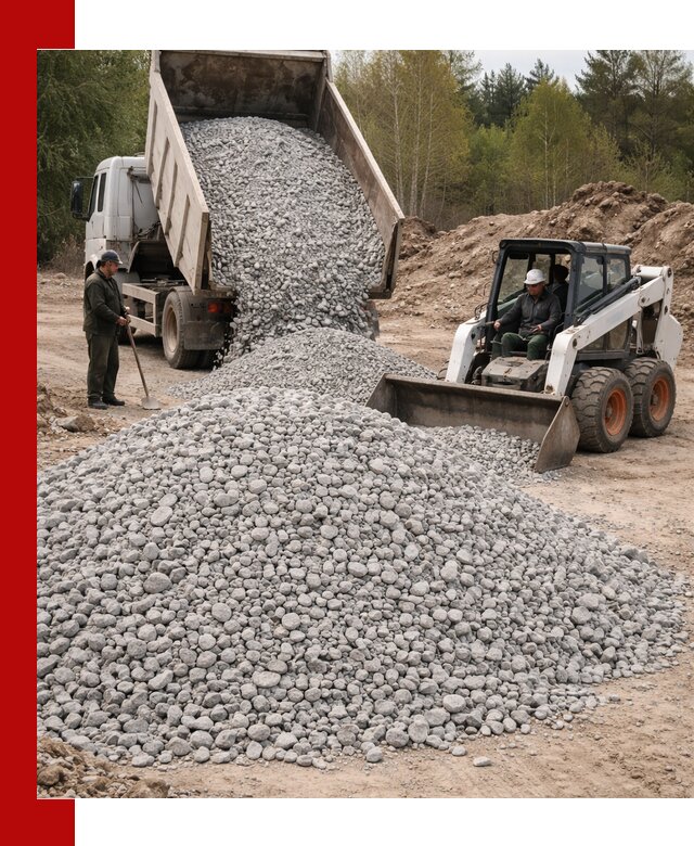Доставка доломитового щебня в Белорецке напрямую от карьера
