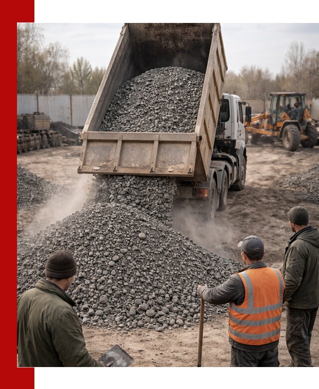 Доставка шлакового щебня в удобные сроки по выгодной цене в Белорецке