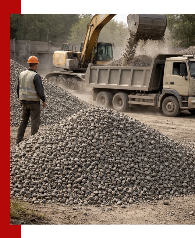 Шлаковый щебень фракция 5-20 с доставкой в Белорецке
