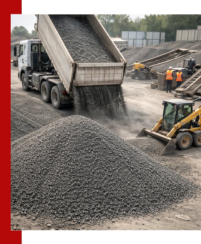 Вторичный щебень фракция 0–5 с доставкой в Белорецке