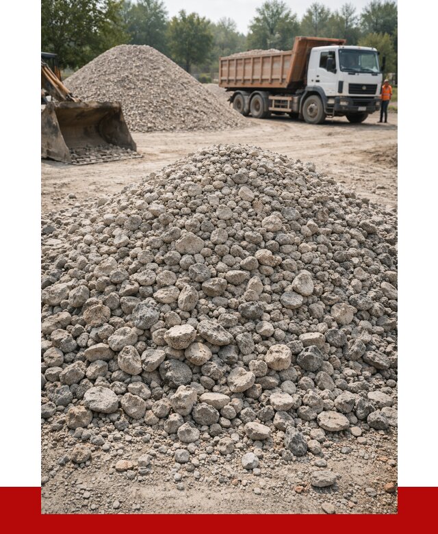 Вторичный щебень фракция 20-40 в Белорецке от 2230 р ПРОНЕРУДБлр