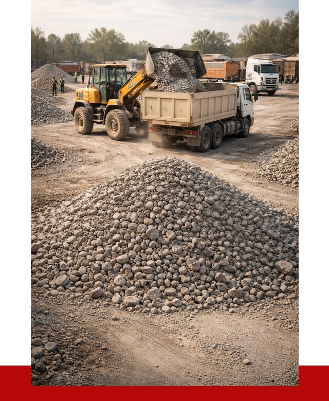 Вторичный щебень фракция 40-70 в Белорецке от 1764 р, ПРОНЕРУДБлр