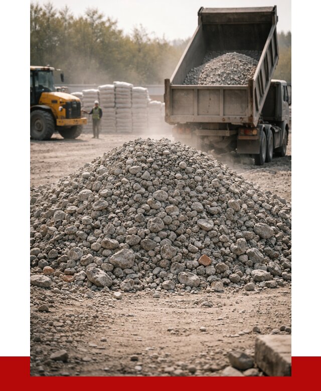 Вторичный щебень фракция 70-150 в Белорецке от 1419 р. | ПРОНЕРУДБлр