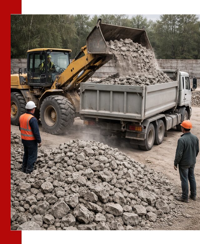 Вторичный щебень фракция 70–150 в Белорецке с доставкой