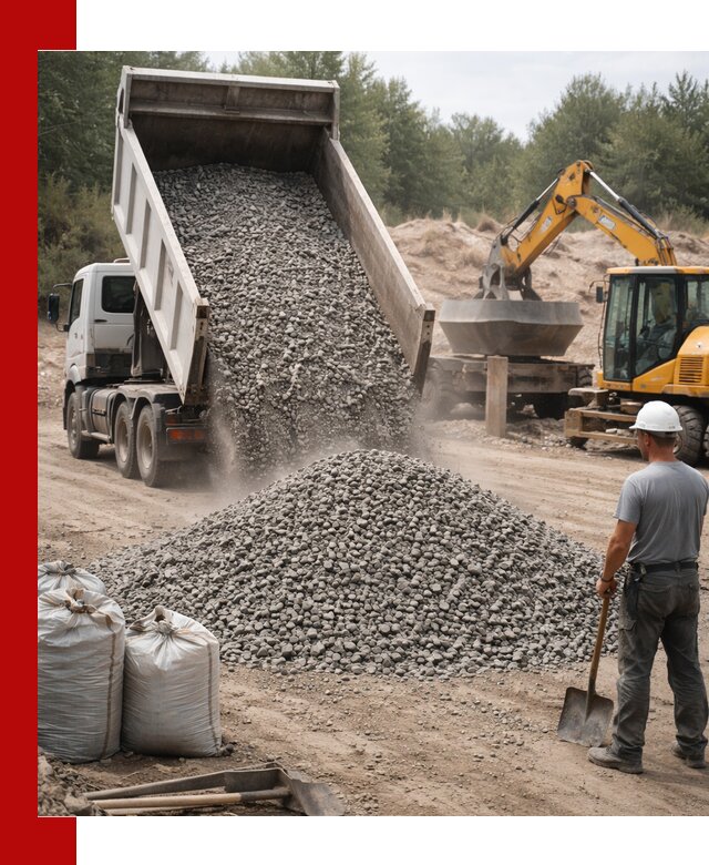 Доставка и продажа бетонного щебня в Белорецке