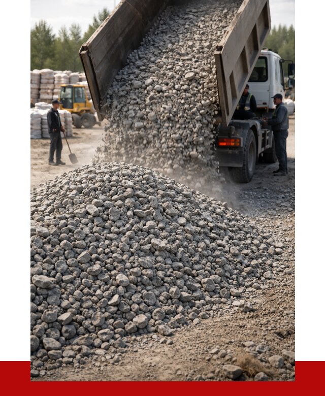 Бетонный щебень фракция 40-70 в Белорецке от 1825 р. ПРОНЕРУДБлр