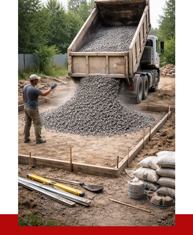 Купить щебень для фундамента в Белорецке от 4562 р. | ПРОНЕРУДБлр