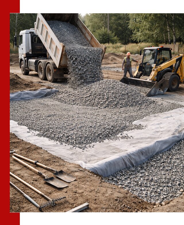 Щебень для фундамента с доставкой в Белорецке