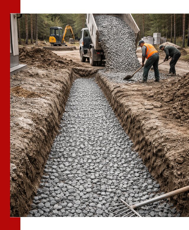 Щебень для дренажа с доставкой в Белорецке высокого качества