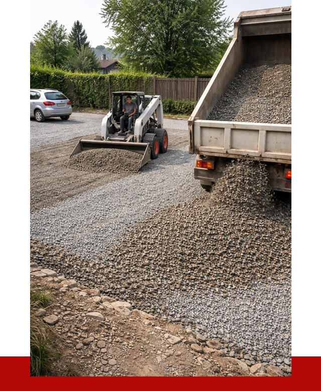 Щебень для парковки в Белорецке с доставкой от 1216 р.| ПРОНЕРУДБлр