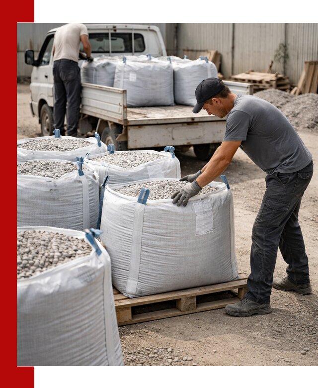 Доставка щебня в мешках по выгодным ценам в Белорецке