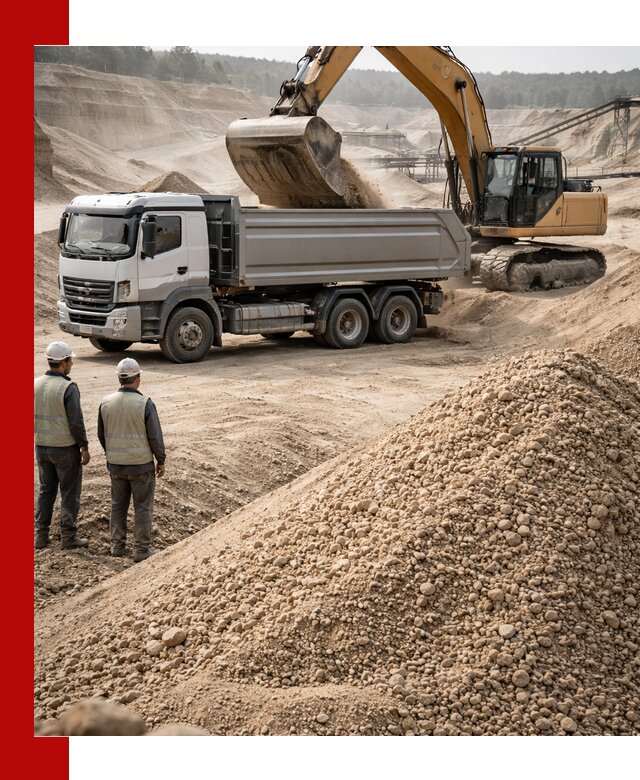 Карьерный крупнозернистый песок с доставкой в Белорецке