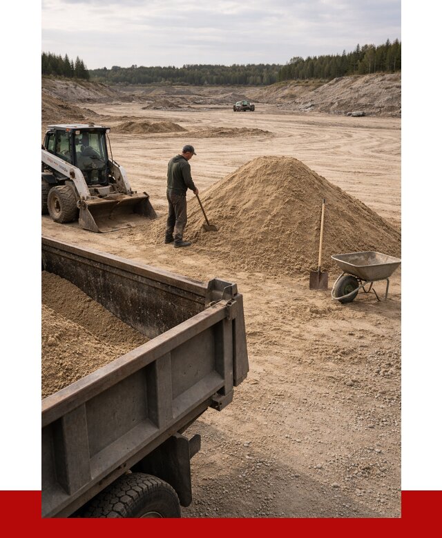 Карьерный песок среднезернистый в Белорецке, от 2230 р. ПРОНЕРУДБлр