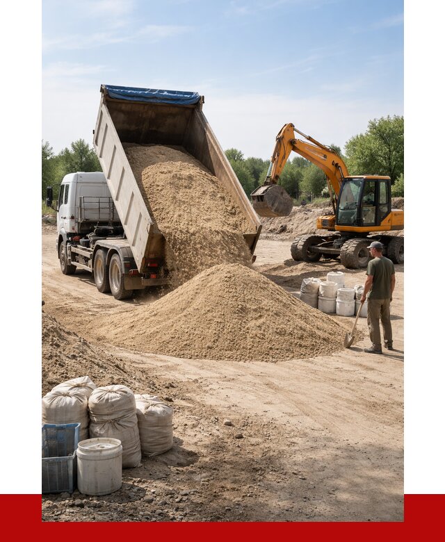 Купить речной песок в Белорецке от 1216 р. за куб | ПРОНЕРУДБлр