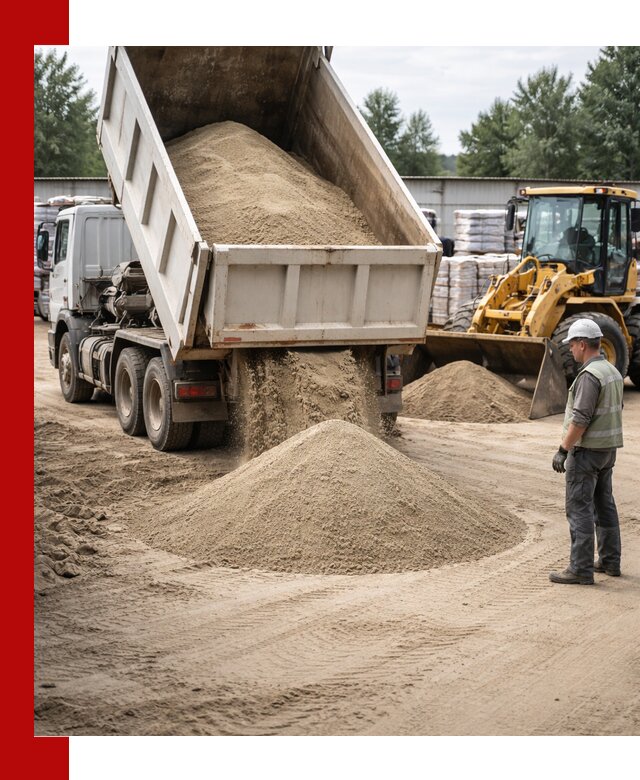 Поставка и доставка песка для бетона в Белорецке