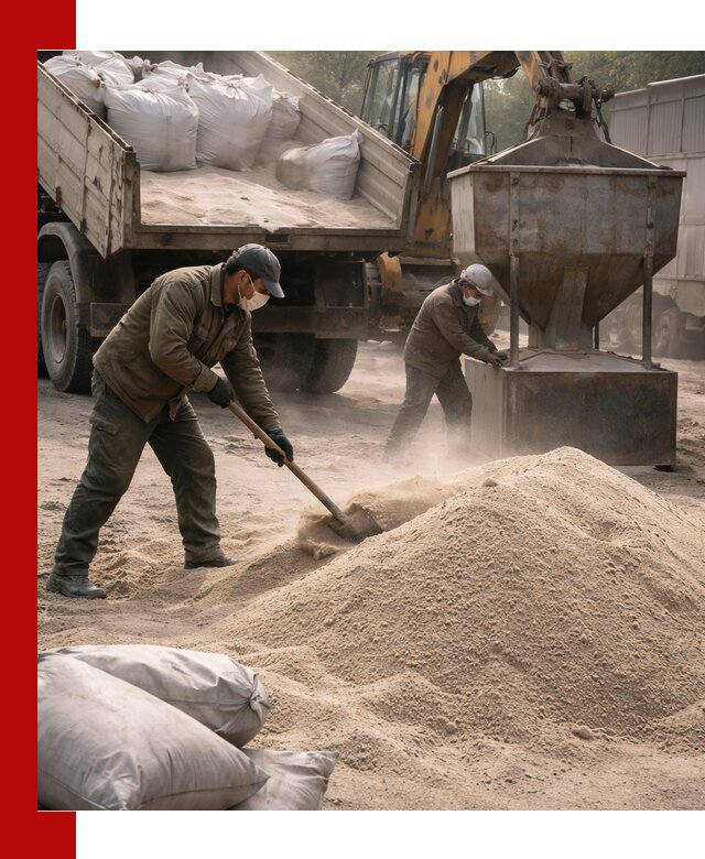 Кварцевый песок для пескоструя в Белорецке — доставка и качество