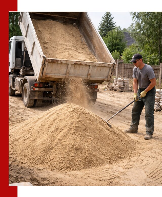 Доставка сухого песка самосвалами в Белорецке