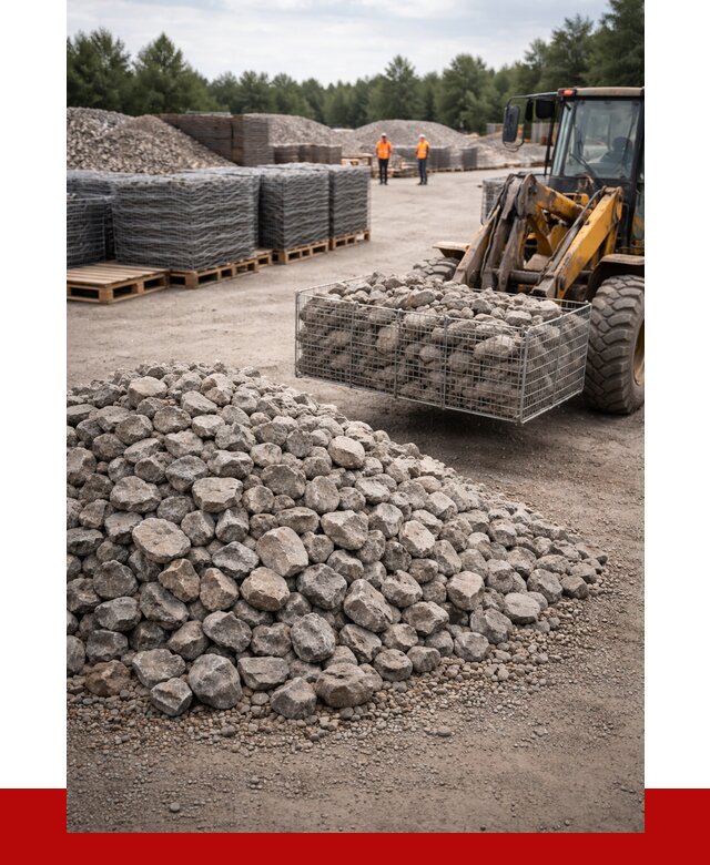 Камень для габионов фракция 70-150 в Белорецке от 4258 р. | ПРОНЕРУДБлр