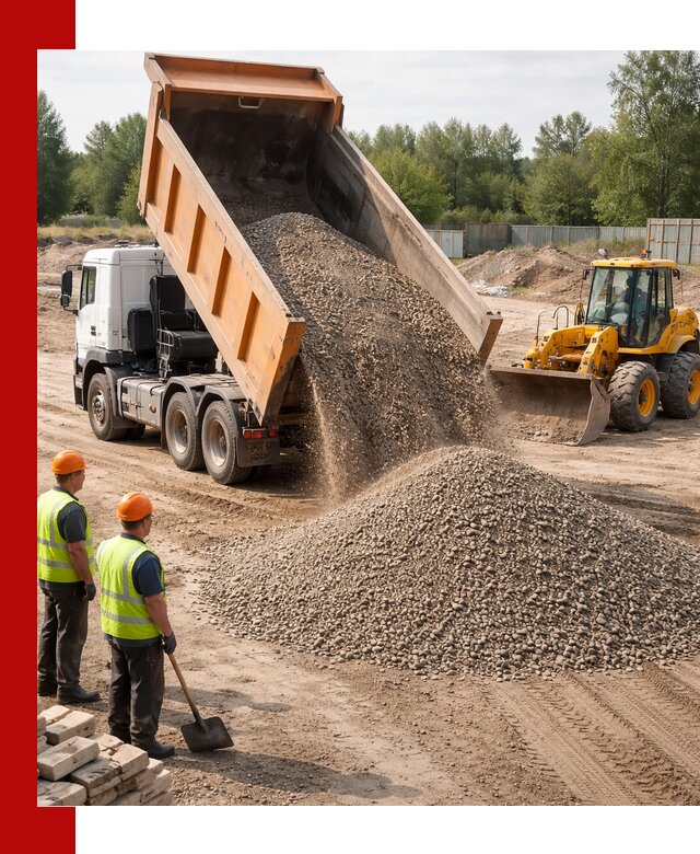 Доставка щебёночно-песчаной смеси ЩПС С7 в Белорецке