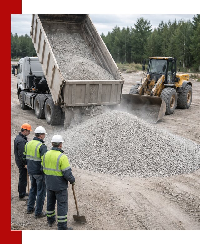 Известняковый отсев 0-5 доставка в Белорецке быстро и выгодно