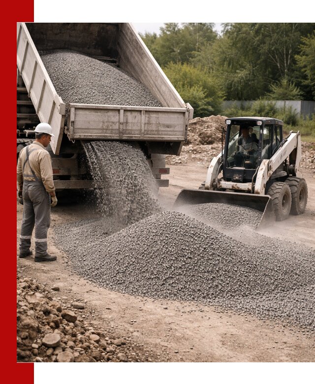 Доставка гравийного отсева 0-5 в Белорецке оптом и в розницу