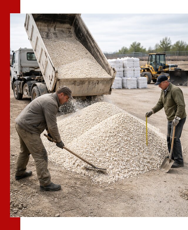Мраморная крошка с доставкой и разгрузкой в Белорецке
