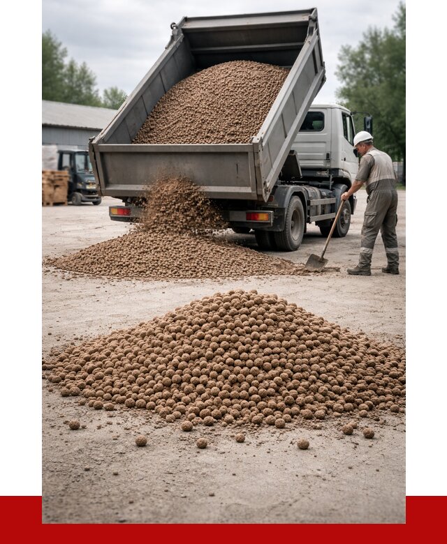 Керамзит с доставкой в Белорецке от 4258 р. за м3 | ПРОНЕРУДБлр