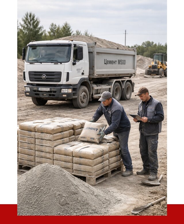 Купить цемент м500 с доставкой в Белорецке от 5271 р. | ПРОНЕРУДБлр
