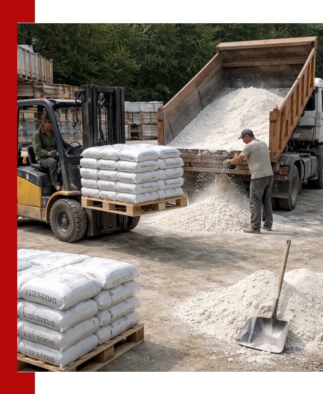 Доставка строительной извести оптом и в розницу в Белорецке