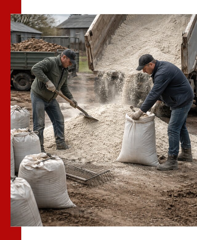 Доставка извести пушонки в Белорецке оптом и мелким оптом