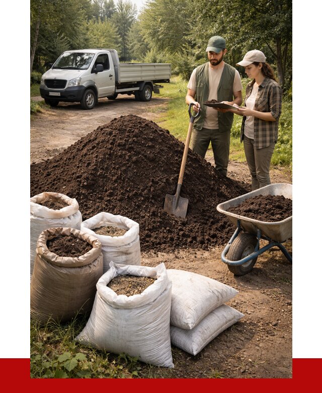 Купить грунт с доставкой в Белорецке от 4562 р. за м3 | ПРОНЕРУДБлр